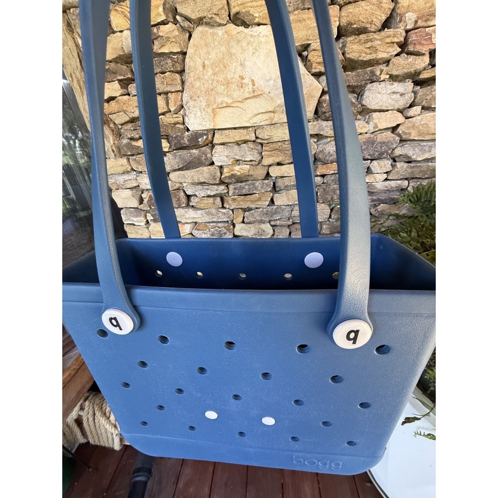 Original Bogg Bag Large Blue Tote with Insert Pouch